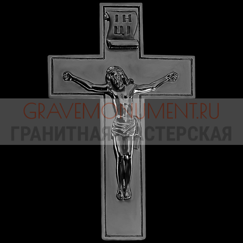 Гравировка креста на памятник Крест на памятник ХК 0016