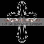 Крест на памятник ХК 0020