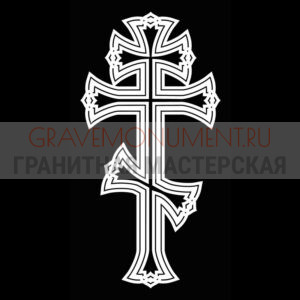 Крест на памятник ХК 0022