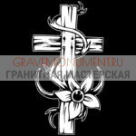 Крест на памятник ХК 0034