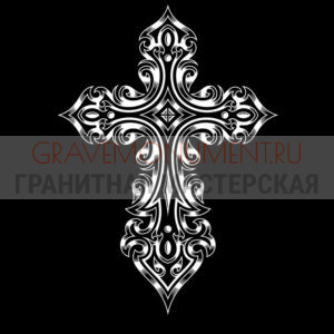 Крест на памятник ХК 0039