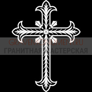 Крест на памятник ХК 0042