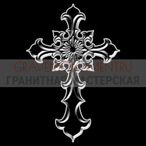 Крест на памятник ХК 0045