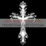 Крест на памятник ХК 0052