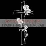 Крест на памятник ХК 0053