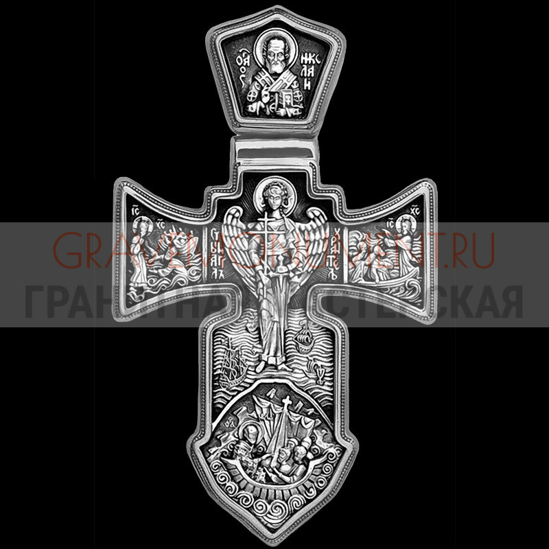 Гравировка креста на памятник Крест на памятник ХК 0068