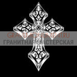 Крест на памятник ХК 0081