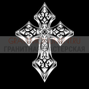Крест на памятник ХК 0081