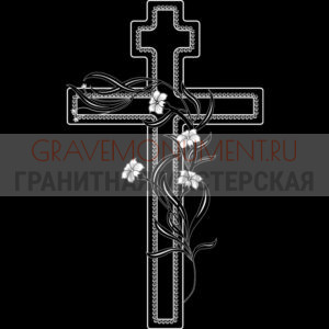 Крест на памятник ХК 0107