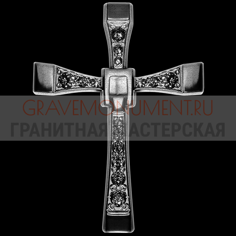 Гравировка креста на памятник Крест на памятник ХК 0110