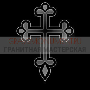 Крест на памятник ХК 0154