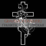 Крест на памятник ХК 0172