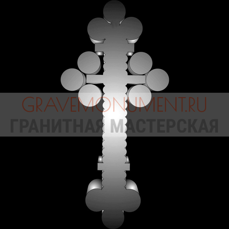 Гравировка креста на памятник Крест на памятник ХК 0193