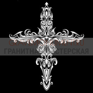 Крест на памятник ХК 0194