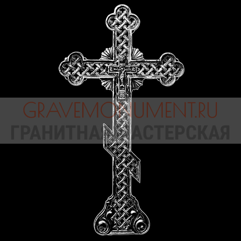 Гравировка креста на памятник Крест на памятник ХК 0197