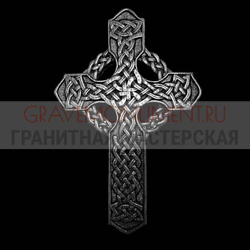 Гравировка креста на памятник Крест на памятник ХК 0232