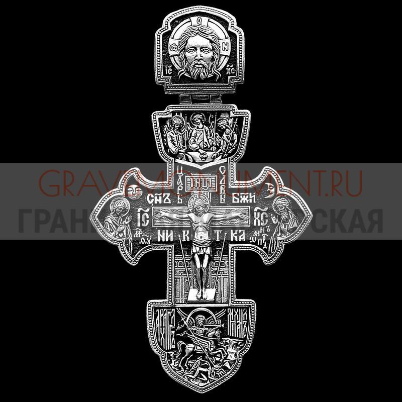 Гравировка креста на памятник Крест на памятник ХК 0265
