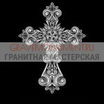 Крест на памятник ХК 0279
