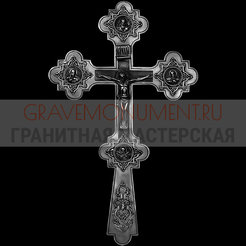 Гравировка креста на памятник Крест на памятник ХК 0327