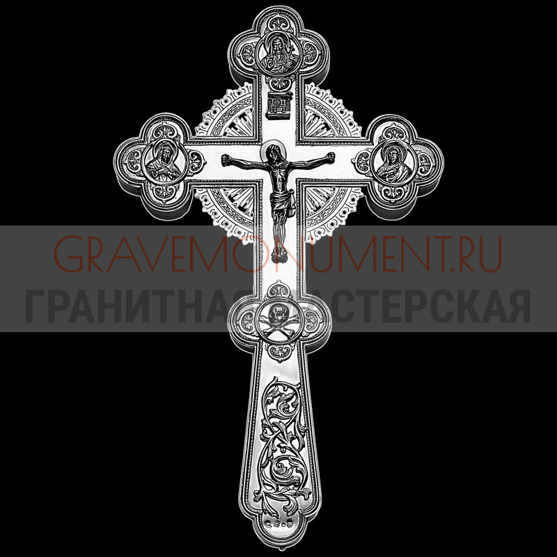 Гравировка креста на памятник Крест на памятник ХК 0342