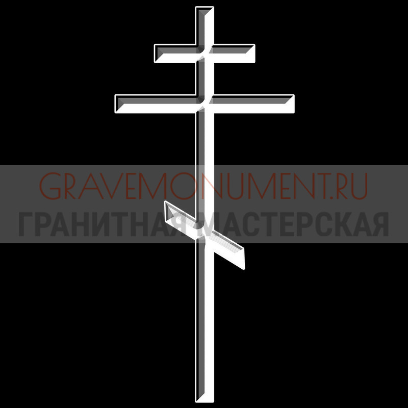 Гравировка креста на памятник Крест на памятник ХК 0343