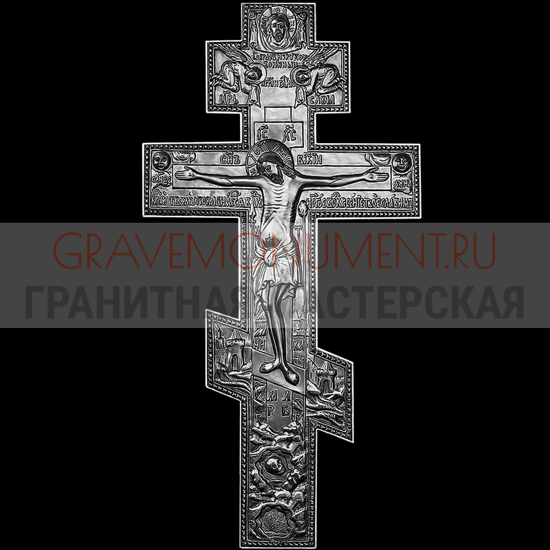 Гравировка креста на памятник Крест на памятник ХК 0363