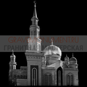 Гравировка мечети ГМ  0002