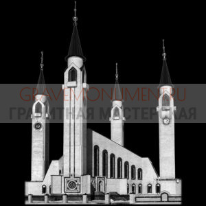 Гравировка мечети ГМ  0003