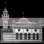 Гравировка мечети ГМ  0009