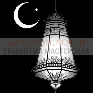 Гравировка мечети ГМ  0012