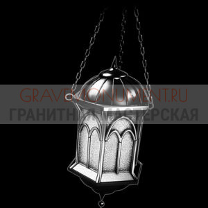 Гравировка мечети ГМ  0019