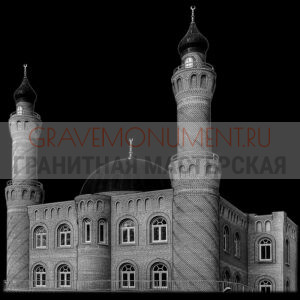 Гравировка мечети ГМ  0021