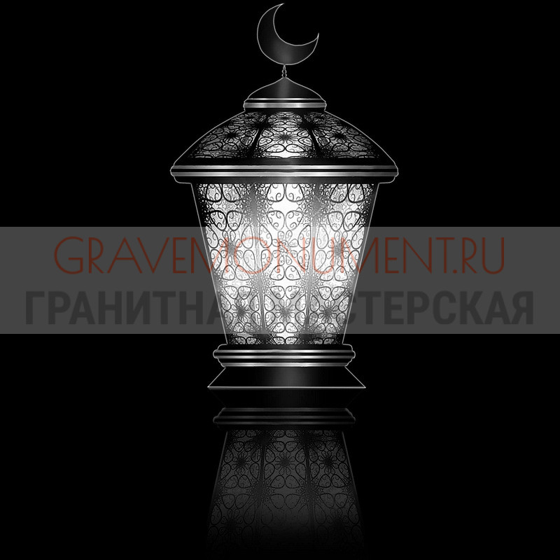 Художественная гравировка мечети на памятник Гравировка мечети ГМ 0025