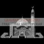 Гравировка мечети ГМ  0064