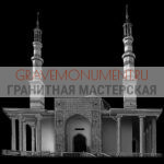 Гравировка мечети ГМ  0081