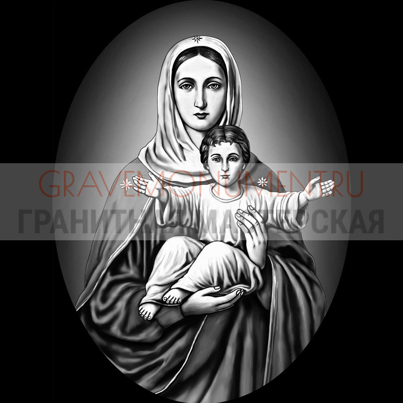 Художественная гравировка образов святых Святые на памятник ГС 0180