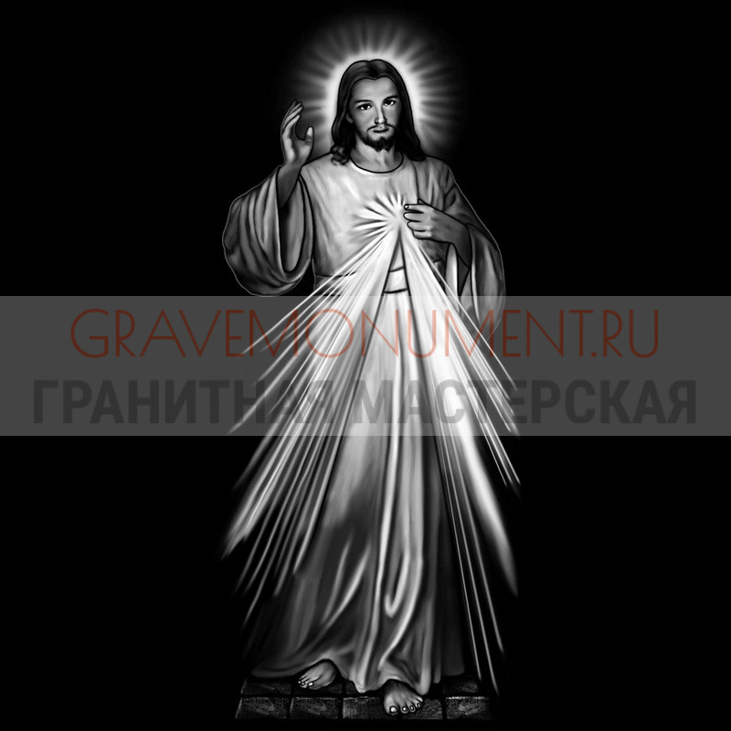 Художественная гравировка образов святых Святые на памятник ГС 0232