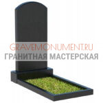 Вертикальный памятник ПВК 004 1 диабаз цветник
