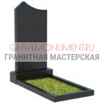 Вертикальный памятник ПВК 007 1 диабаз цветник